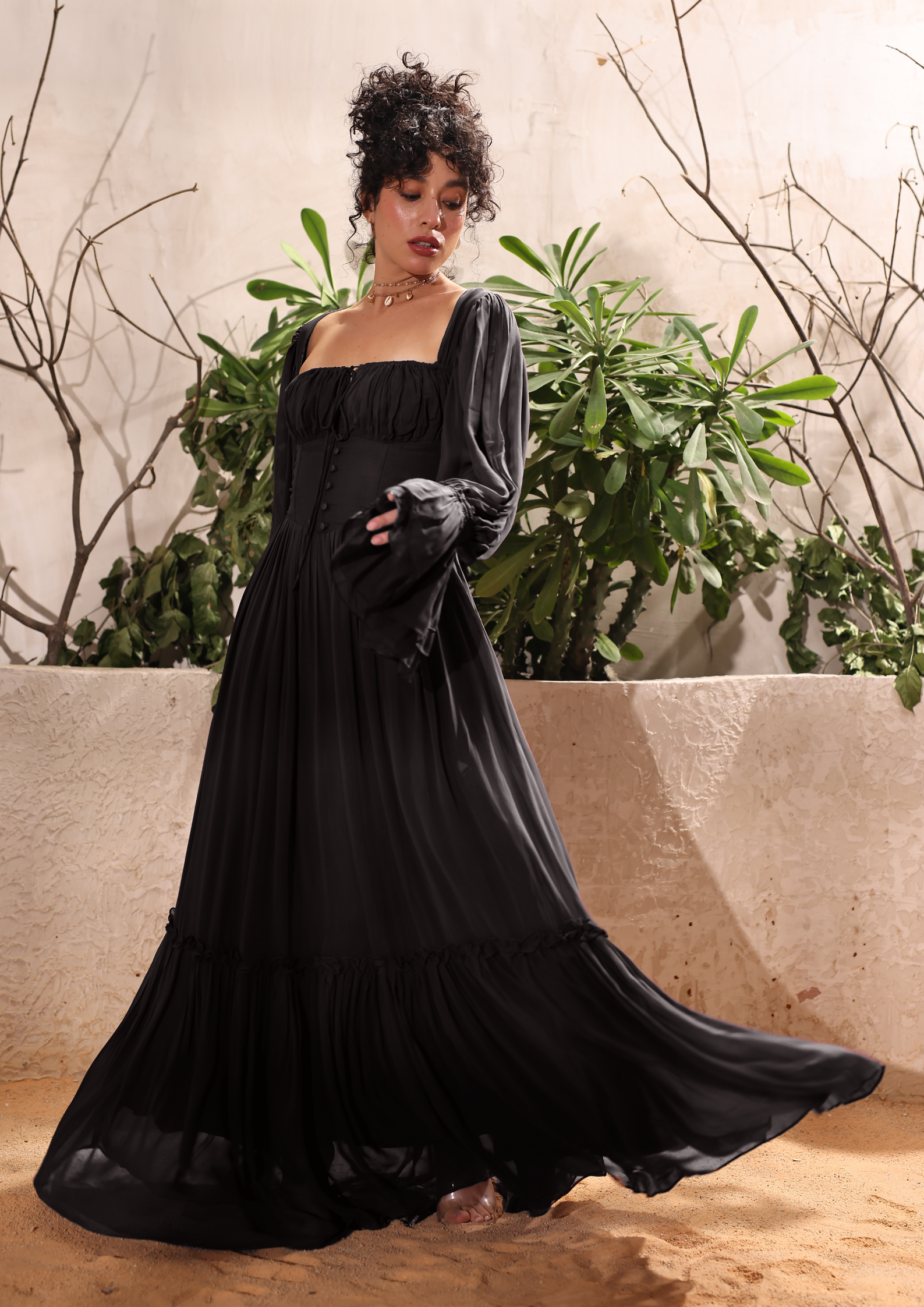 long dress hitam Black Party Dress, Black Dress, Women Maxi Dress, Floor Length Dress, Gothic Clothing, Minimalist Dress, Ball Gown Dress, Fashion Dress