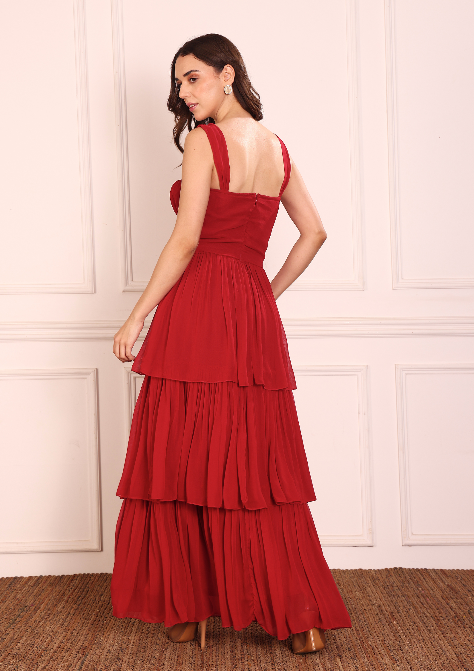 open lace back dress Marina – Seoraa