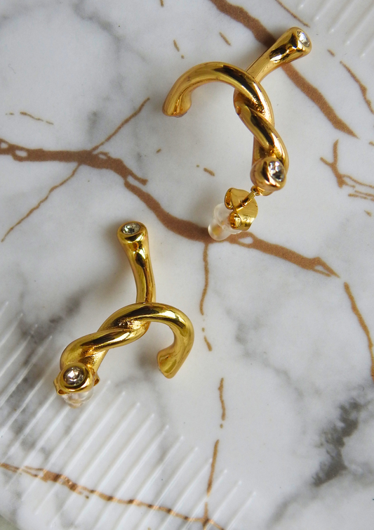 The Fossil Whisper Earrings