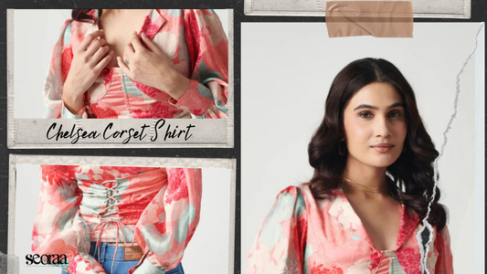Chelsea Corset Shirt – Floral, Flowy &amp; Effortlessly Chic