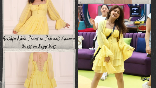 Arishfa Khan in Seoraa’s Lunara Mini Dress on Bigg Boss 20