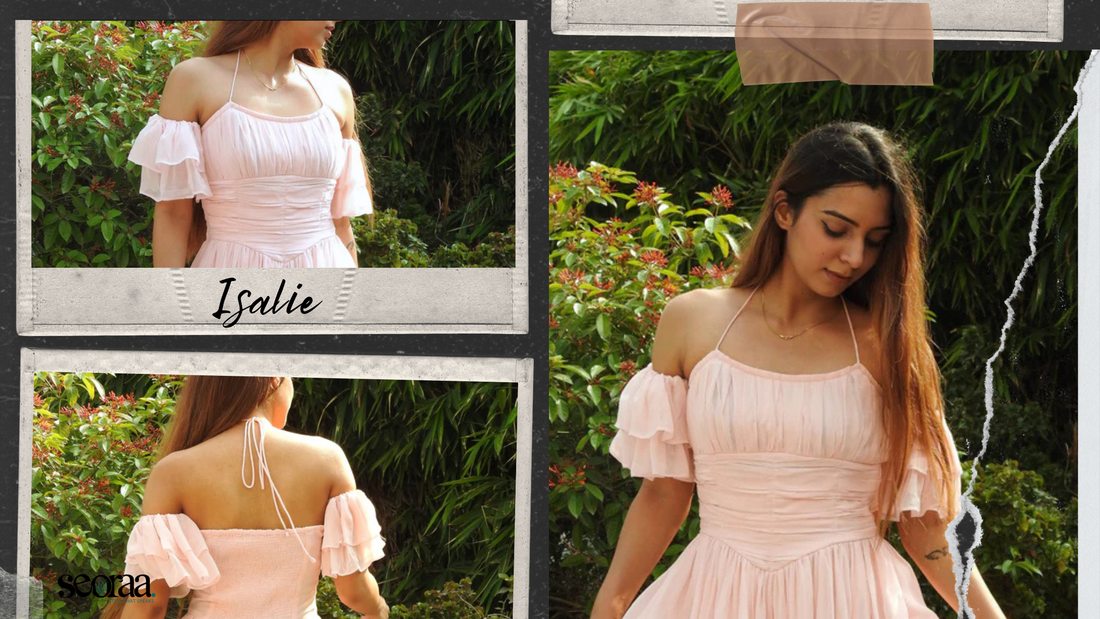 Isalie Dress – A Poem That Sways in a Rose-Tinted Night