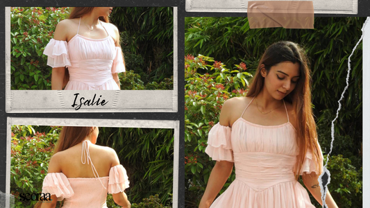 Isalie Dress – A Poem That Sways in a Rose-Tinted Night