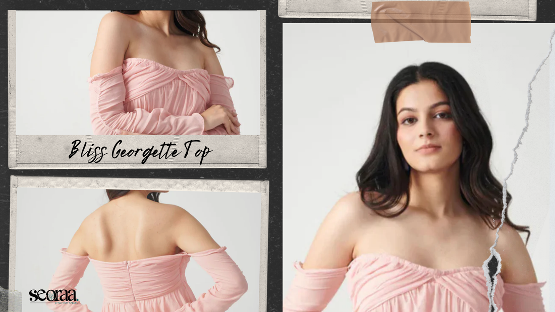Bliss Georgette Top – Flirty, Feminine & Effortlessly Chic