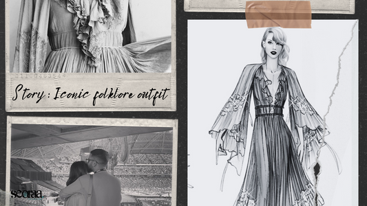 Diksha Rawat Stuns in Seoraa’s Purple Folklore Dress at the Taylor Swift Concert