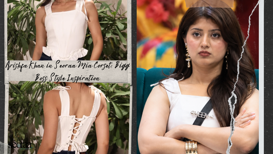 Arishfa Khan in Seoraa Mia Corset: Bigg Boss Style Inspiration