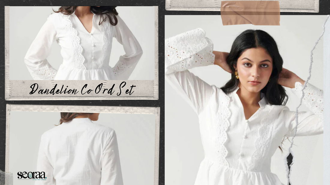 Dandelion Co Ord Set – Breezy Cotton Comfort with Chikankari Charm