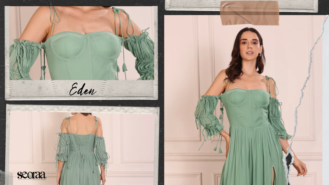 Eden Midi Dress – A Garden Hush in Every Sway