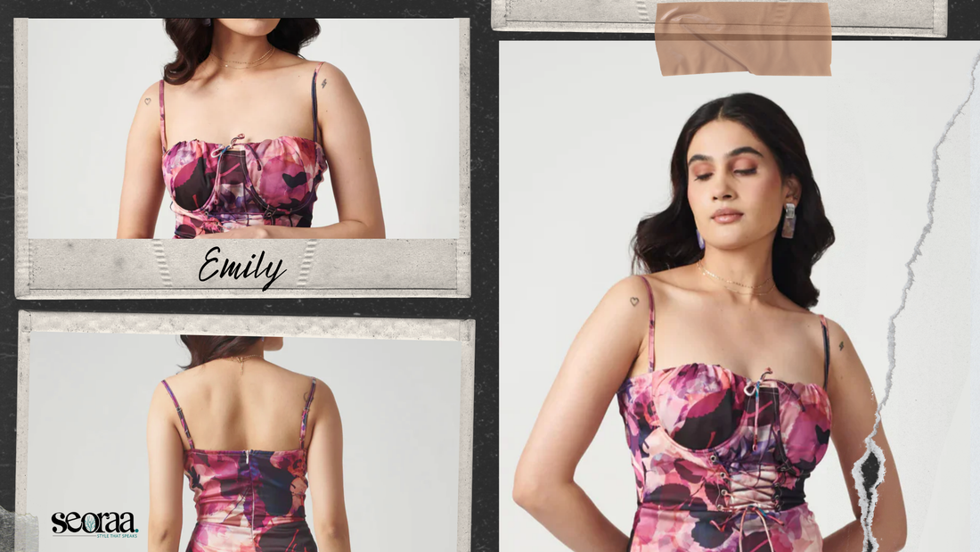 Seoraa Emily Dress: A Fetch & Flirty Floral Statement for Every Woman