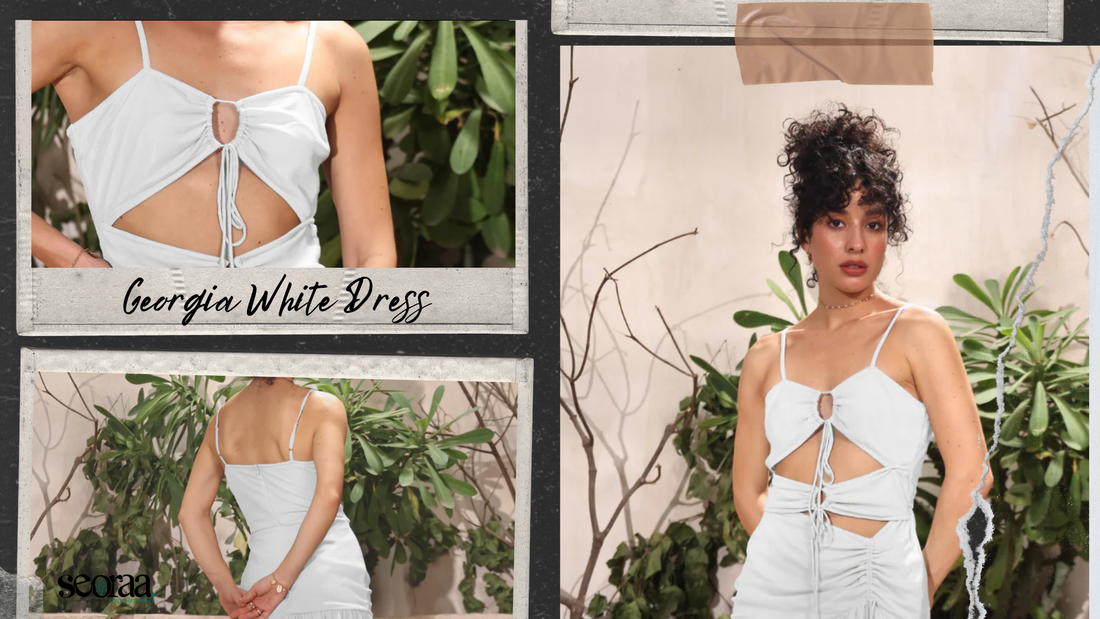 Georgia White Dress: Effortless Charm in Every Step