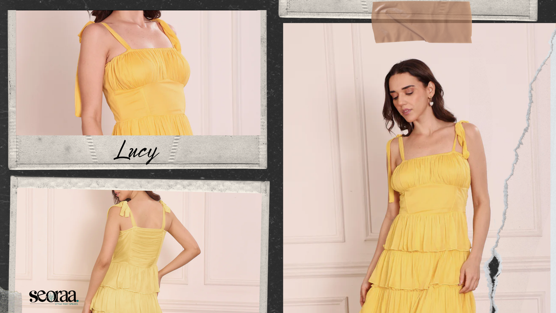 Lucy Maxi Dress: Sunlit Elegance in Every Layer