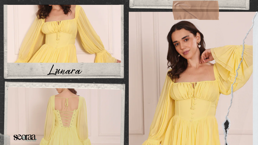 Lunara Dress – Sunlight Caught in a Slow Breath