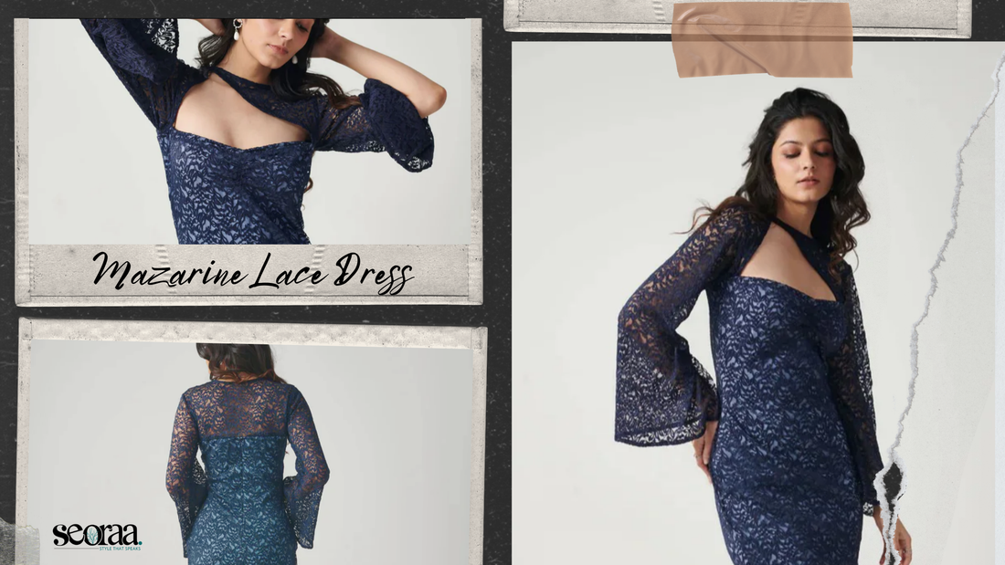 Mazarine Lace Dress: The Navy Blue Midi Every Woman Needs in 2026