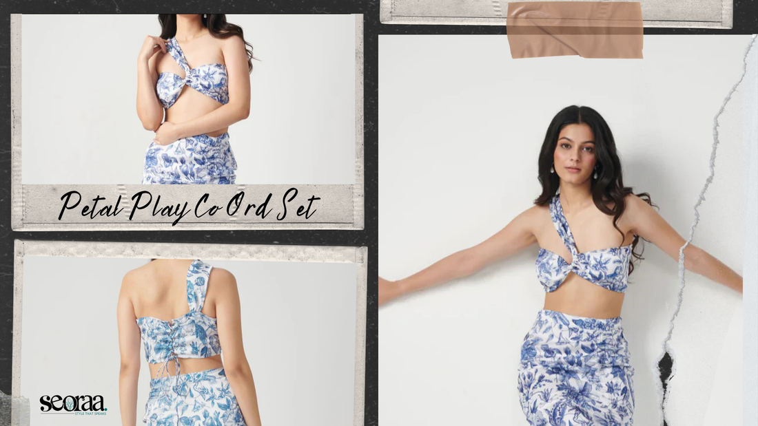 Petal Play Co Ord Set by Seoraa – Playful Prints for Sunny Days