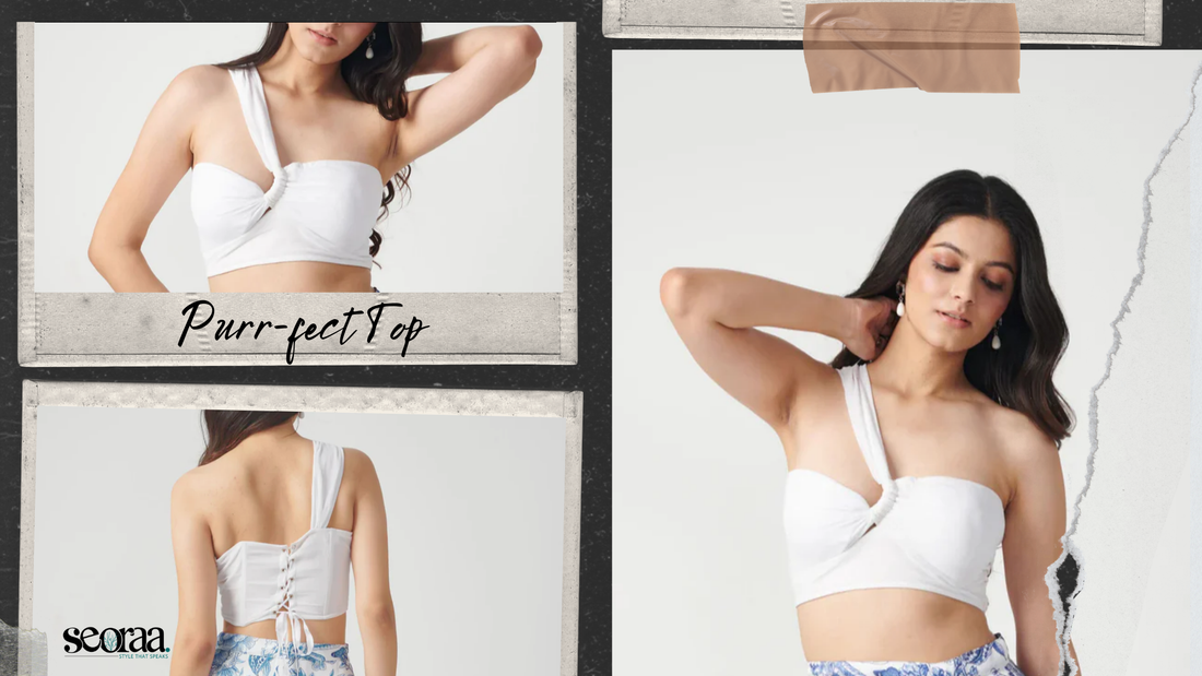 Seoraa Purr-fect Top: The Chic White Statement Every Woman Needs