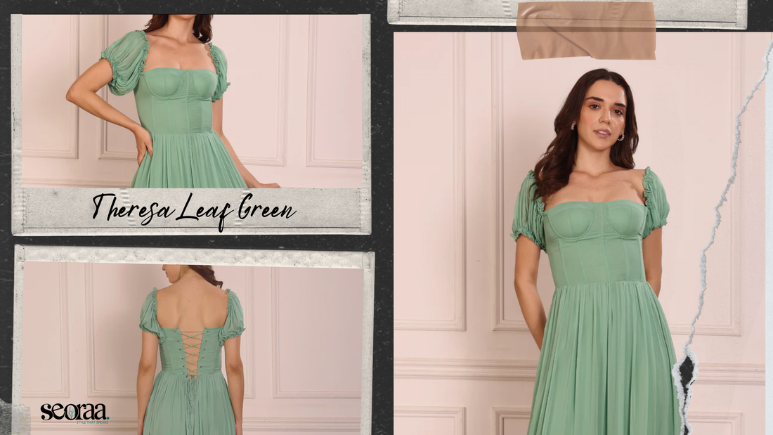 Theresa Leaf Green Maxi Dress: Nature-Inspired Elegance for Every Occasion