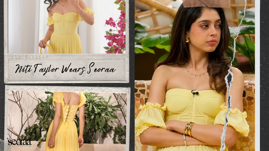 Niti Taylor Stuns in Seoraa's Theresa Sunkissed Dress on The Alliance