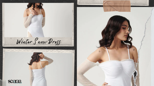 Winter Snow Dress – The Perfect White Evening Gown for Elegant Winter Nights