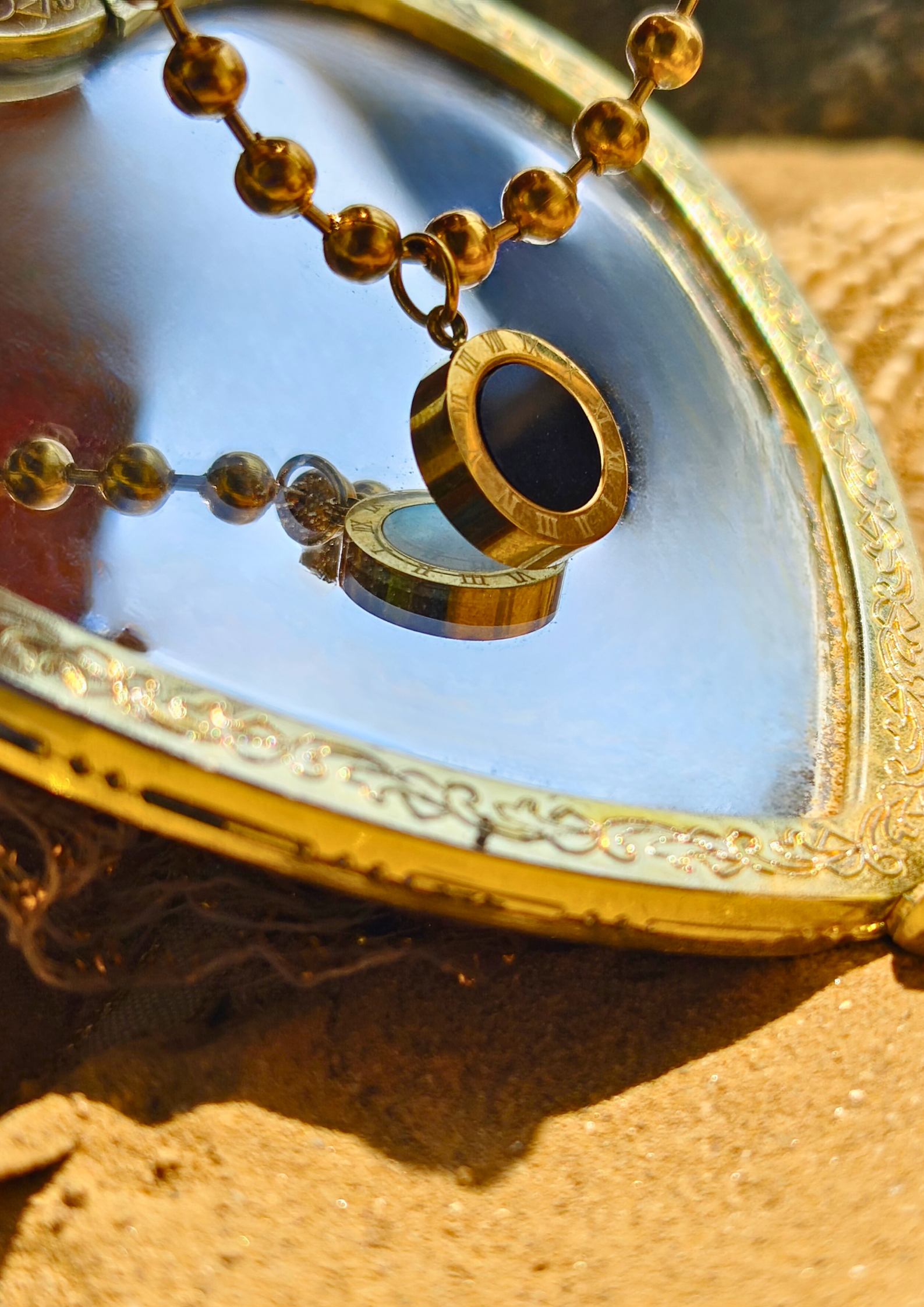 Seoraa: "Seoraa jewels Wrist of Infinity Bracelet – Anti Tarnish Gold Plated bracelet with dual-toned clock charm, waterproof, trendy, statement piece for everyday wear.