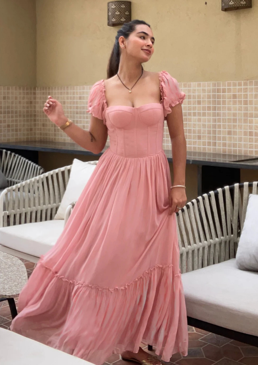 pink blush red dress Red Twist Front Ruched Maternity Maxi Dress PinkBlush